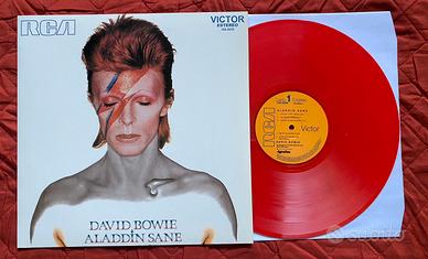 David Bowie - Aladdin Sane raro vinile rosso 1973"