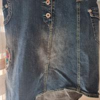 Gonna di Jeans bambina Brums