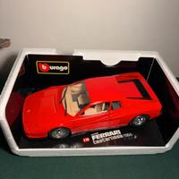 Ferrari Testarossa 1984 Bburago 1:18 Rossa RARA