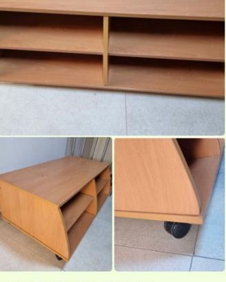 PORTA TV CON ROTELLINE