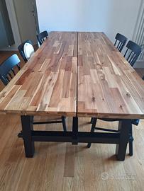Tavolo usato in acacia 235x100