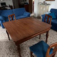 TAVOLO E 4 SEDIE