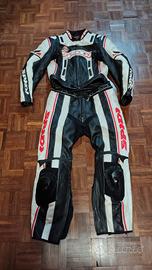 Tuta in pelle moto divisibile Spidi taglia 52 