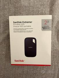 SSD esterno SanDisk 2TB Extreme nuovo