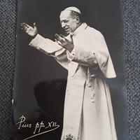 cartolina
viaggiata papa pio 12 francobollo 6 lire