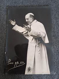 cartolina
viaggiata papa pio 12 francobollo 6 lire