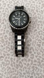 Orologio François LePetit Nero Elegante con Data