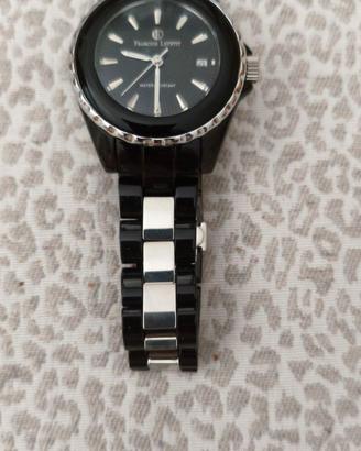 Orologio François LePetit Nero Elegante con Data