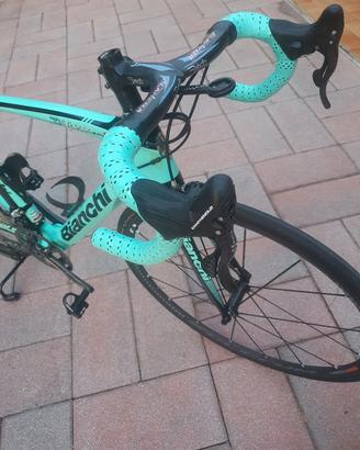 bicicletta bianchi xr3 carbonio  mis 55           