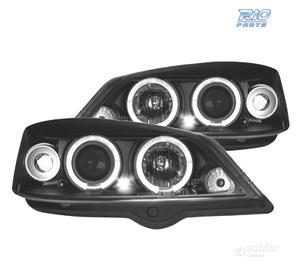 FARI PER OPEL ASTRA G 98-04 ANGEL EYES CCFL FONDO 