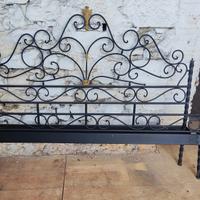 letto matrimoniale in ferro battuto