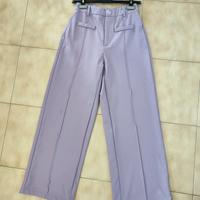 Pantaloni lilla palazzo SOLO 4€