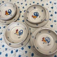 Piatti con il galletto