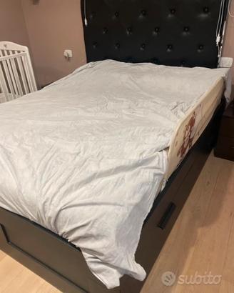letto contenitore con 4 cassetti