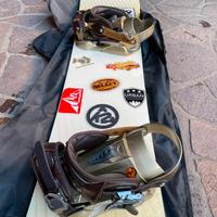 tavola da snowboard k2 e scarponi vans