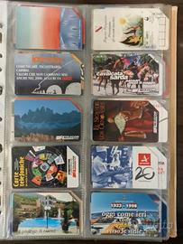 Collezione completa di schede telefoniche