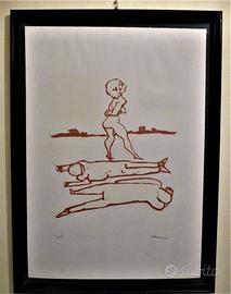 Litografia di MINO MACCARI numerata 25/48