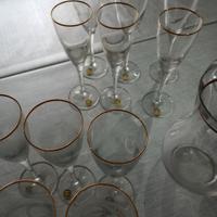 servizio bicchieri cristallo.