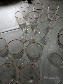 servizio bicchieri cristallo.
