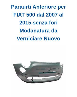 Paraurti anteriore fiat 500