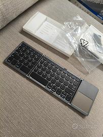 Tastiera con trackpad bluetooth piegabile