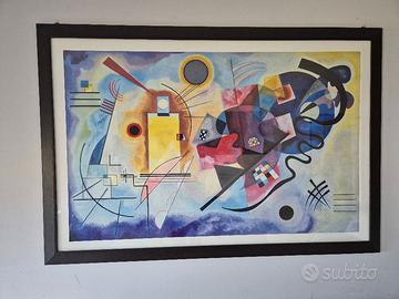 Quadro Vasilij Kandinsky con cornice artigianale