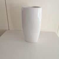 Vaso in ceramica bianca – 25 cm
