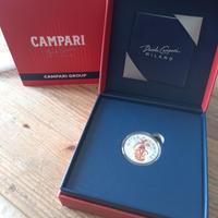 ITALIA 2025 MONETA 4 EURO BITTER CAMPARI ARGENTO