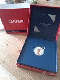 ITALIA 2025 MONETA 4 EURO BITTER CAMPARI ARGENTO