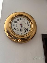 Orologio da parete in ottone martellato - Kienzle