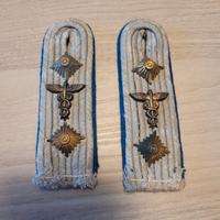 WW2 Spalline tedesche ufficiale medico no elmetto
