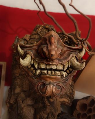 Soprammobile Maschera ONI samurai