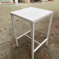 Tavolo Alto da Bar 70x70 – Stile Minimal Industria