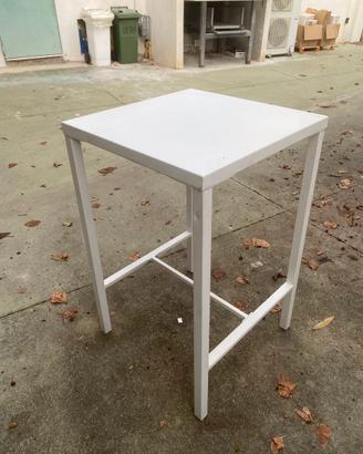 Tavolo Alto da Bar 70x70 – Stile Minimal Industria