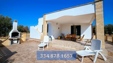 Villa recintata a Pescoluse Maldive del Salento