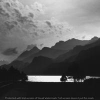 Fotografia Infrarosso Engadina Sils Lago Alluminio