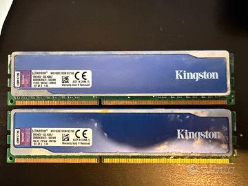 Kingston RAM kit 2x8GB (tot 16GB) DDR3 1600
