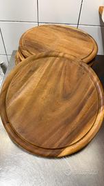Taglieri tondi in legno - H&H