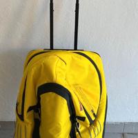 Borsone giallo con ruote originale Ducati Gear