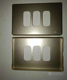 Placche Molveno GL 2000  3 posti colore oro