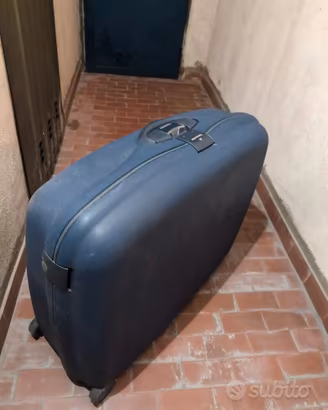 VALIGIA SAMSONITE BLU RIGIDA