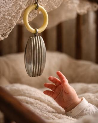 Antico sonaglio da neonato art deco