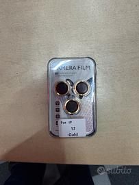 Cerchietti copri telecamere gold iPhone 17