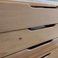 Cassettiera in pino massello