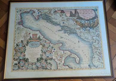 Quadro Mappa Antica "Golfo di Venezia"
