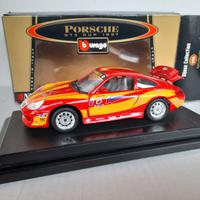 MODELLO AUTO PORSCHE GT-3 CUP BURAGO NO MEBETOYS