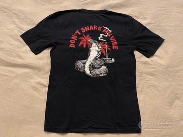 Quiksilver t-shirt nera uomo tagia Media