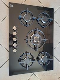 piano cottura 5 fuochi  gas 75cm