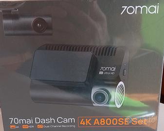  Dash Cam 70mai 4K A800 SE set nuova