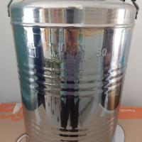 bidone 50 lt per olio nuovo mai usato 